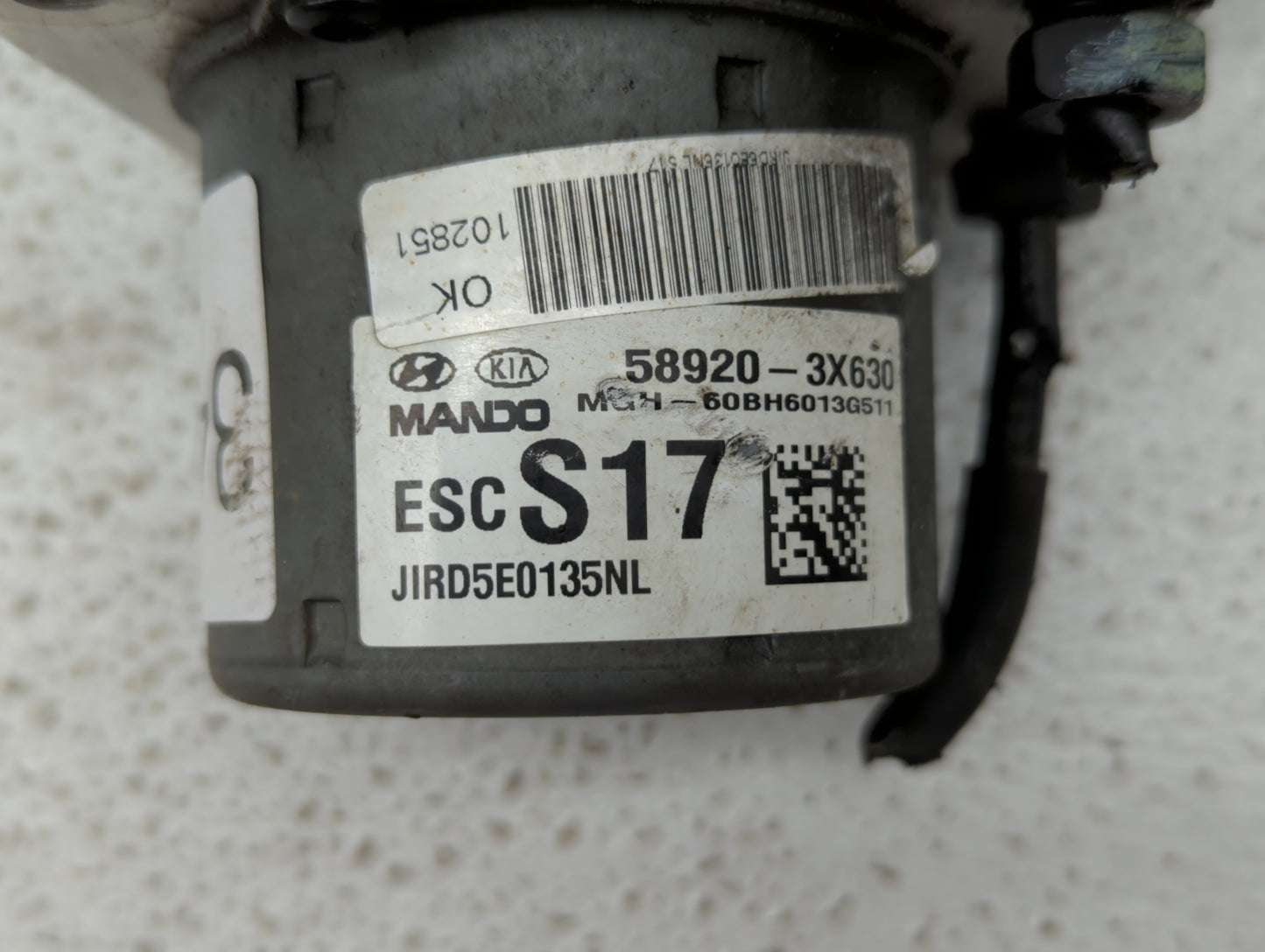 2014-2016 Hyundai Elantra ABS Pump Control Module Replacement P/N:BE6003G510 58920-3X630 Fits Fits 2014 2015 2016 OEM Used A