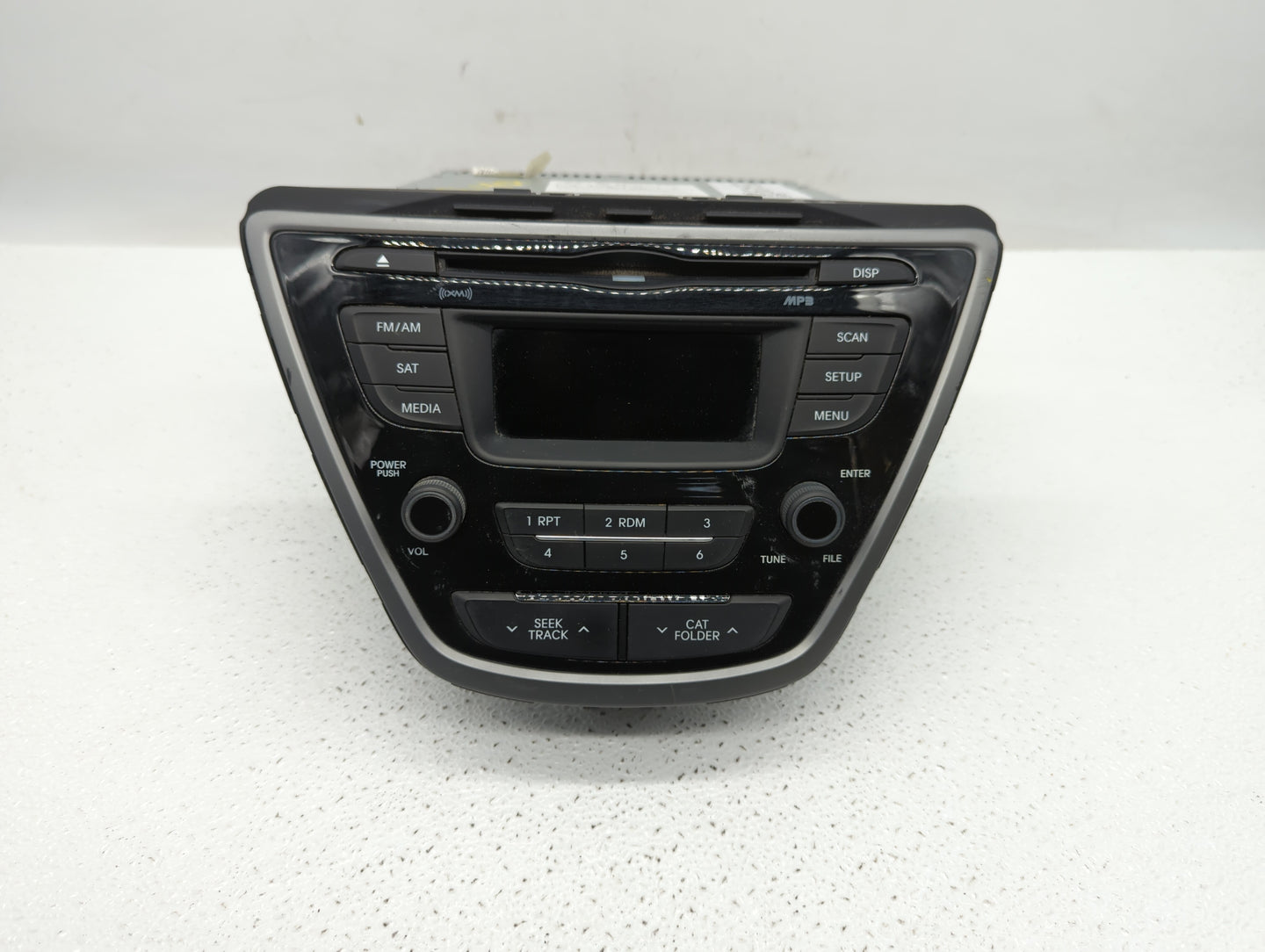 2014-2015 Hyundai Elantra Radio AM FM Cd Player Receiver Replacement P/N:961703X156GU 96180-3X165GU Fits Fits 2014 2015 OEM 