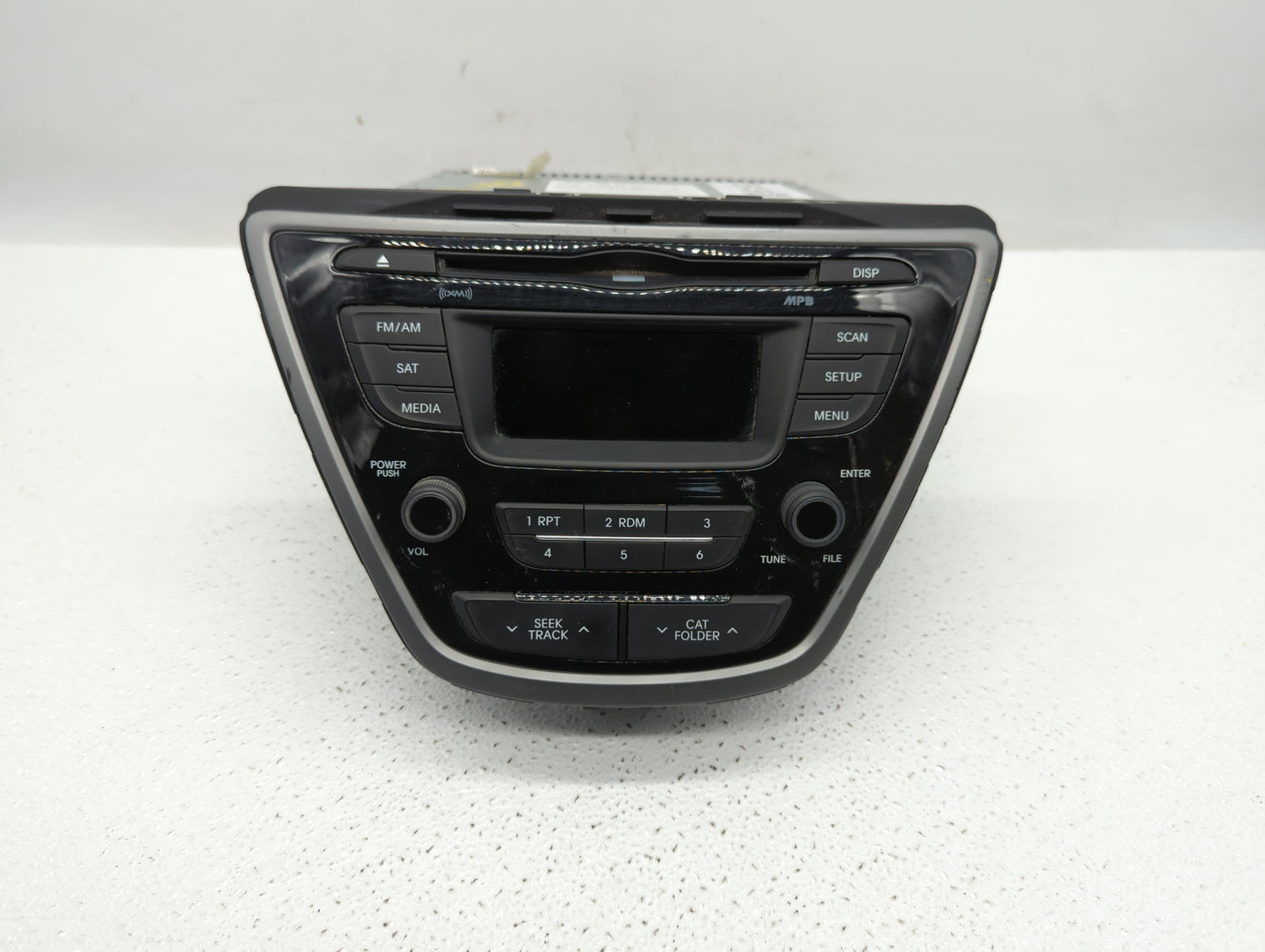 2014-2015 Hyundai Elantra Radio AM FM Cd Player Receiver Replacement P/N:961703X156GU 96180-3X165GU Fits Fits 2014 2015 OEM 