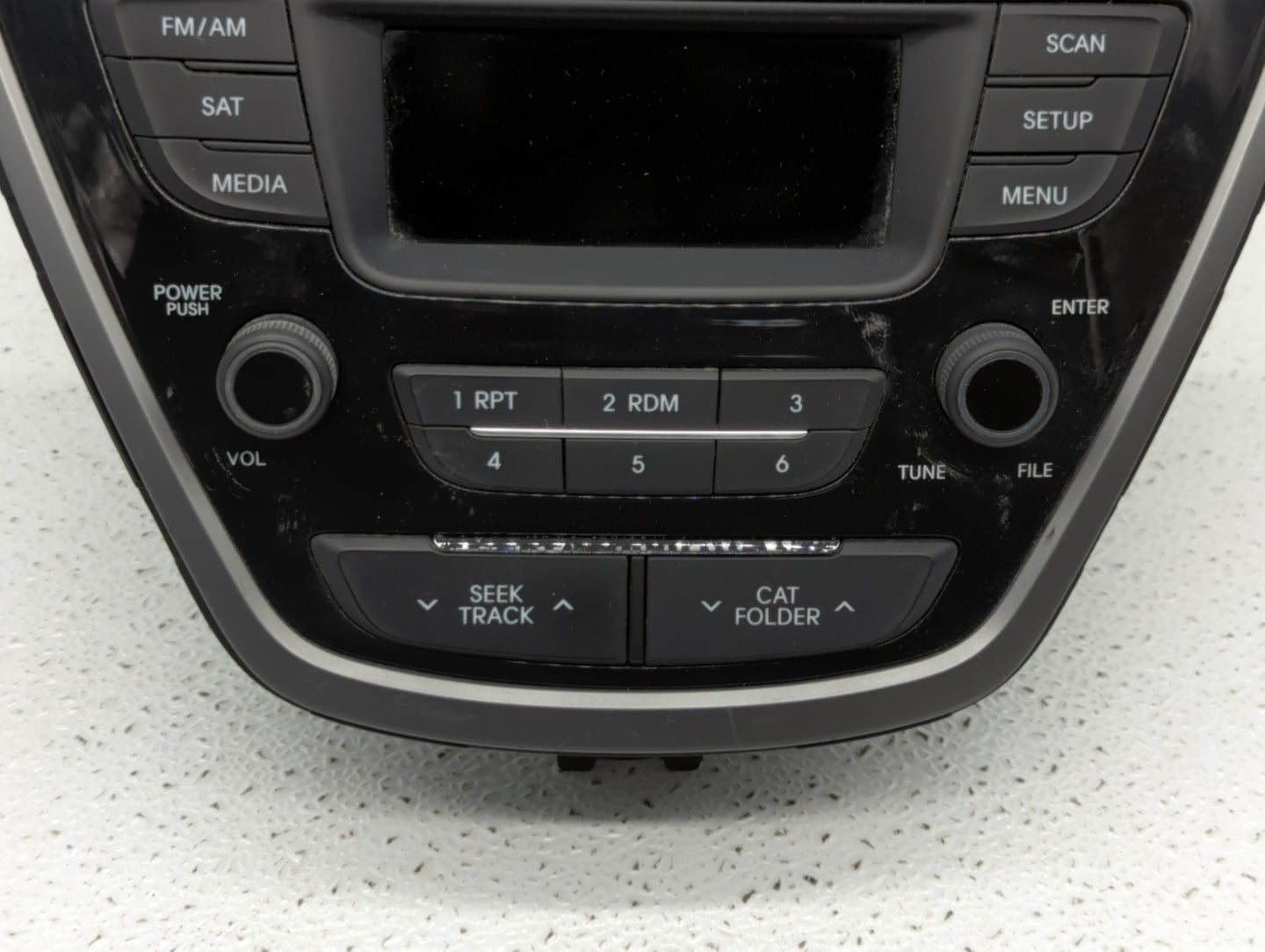 2014-2015 Hyundai Elantra Radio AM FM Cd Player Receiver Replacement P/N:961703X156GU 96180-3X165GU Fits Fits 2014 2015 OEM 