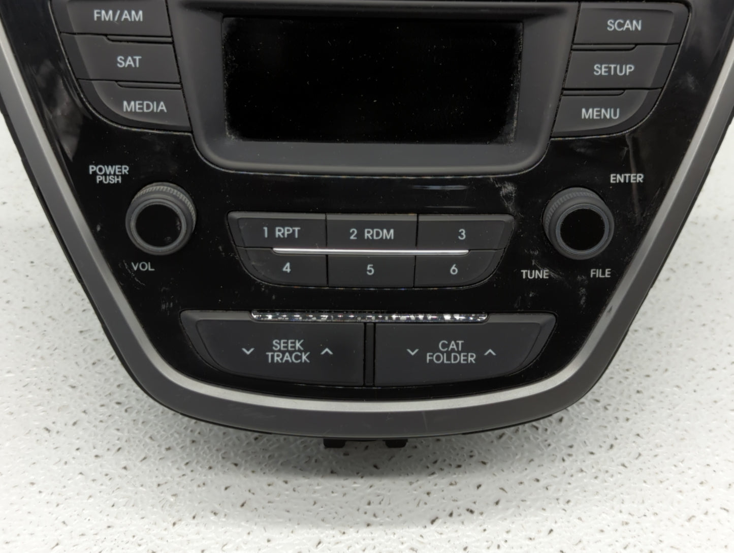 2014-2015 Hyundai Elantra Radio AM FM Cd Player Receiver Replacement P/N:961703X156GU 96180-3X165GU Fits Fits 2014 2015 OEM 