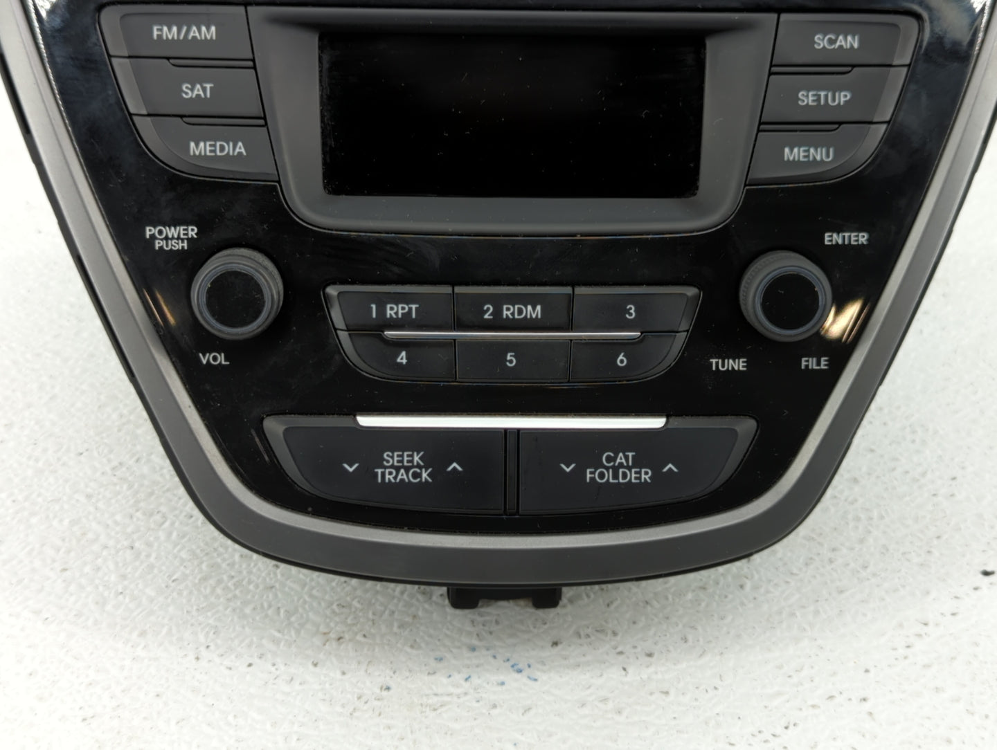 2014-2016 Hyundai Elantra Radio AM FM Cd Player Receiver Replacement P/N:96170-3X156GU Fits Fits 2014 2015 2016 OEM Used Aut