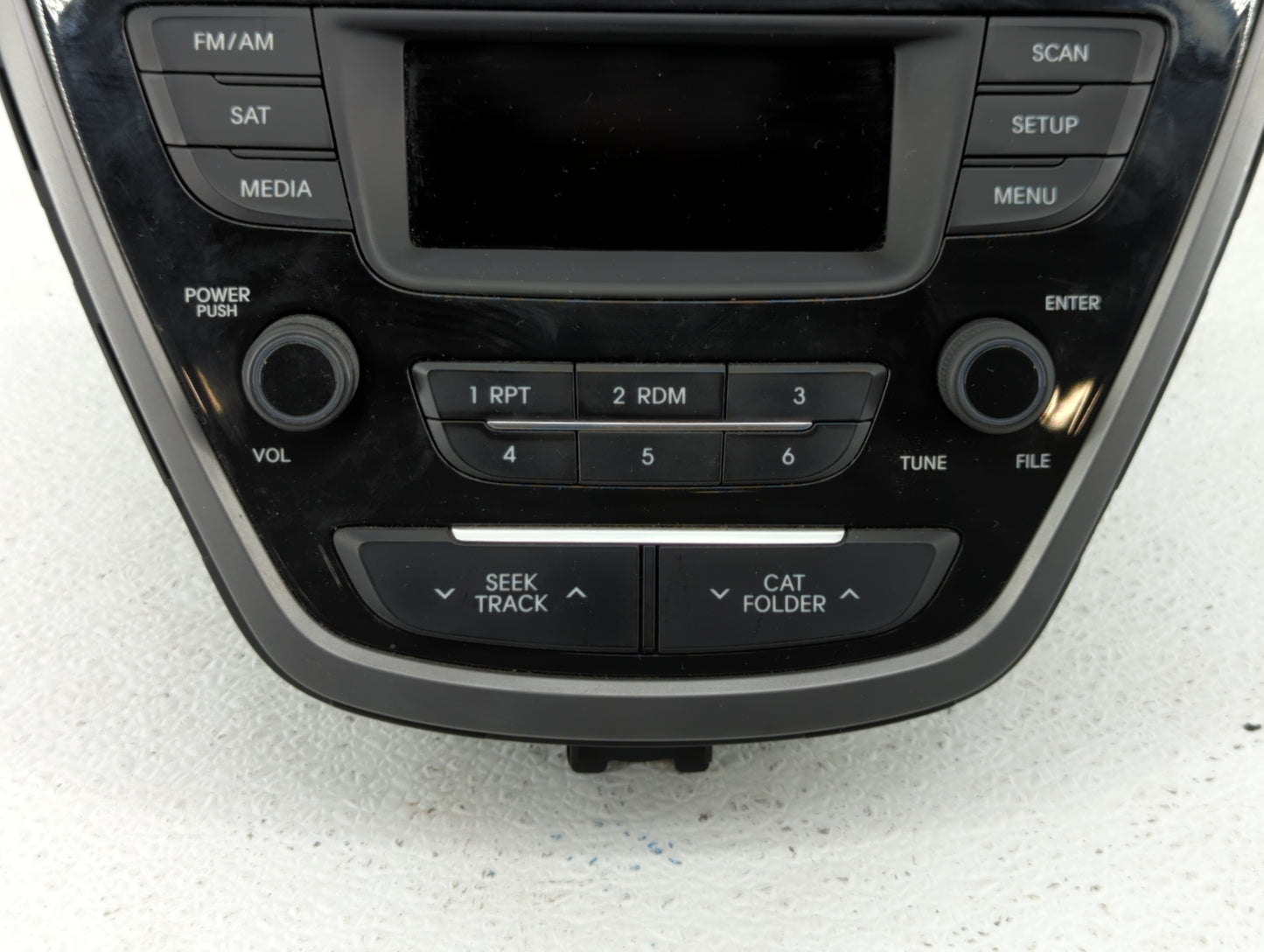 2014-2016 Hyundai Elantra Radio AM FM Cd Player Receiver Replacement P/N:96170-3X156GU Fits Fits 2014 2015 2016 OEM Used Aut