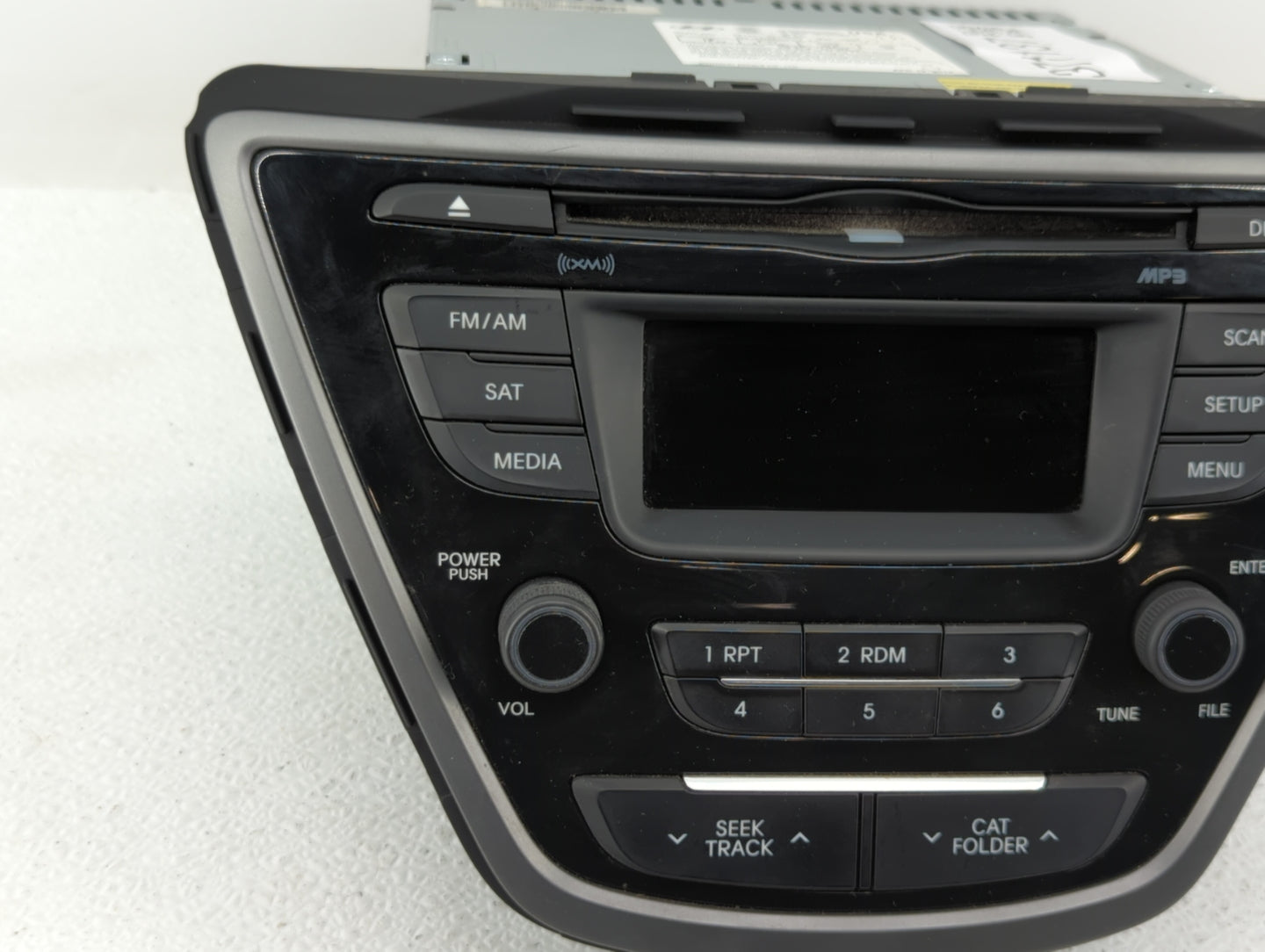 2014-2016 Hyundai Elantra Radio AM FM Cd Player Receiver Replacement P/N:96170-3X156GU Fits Fits 2014 2015 2016 OEM Used Aut