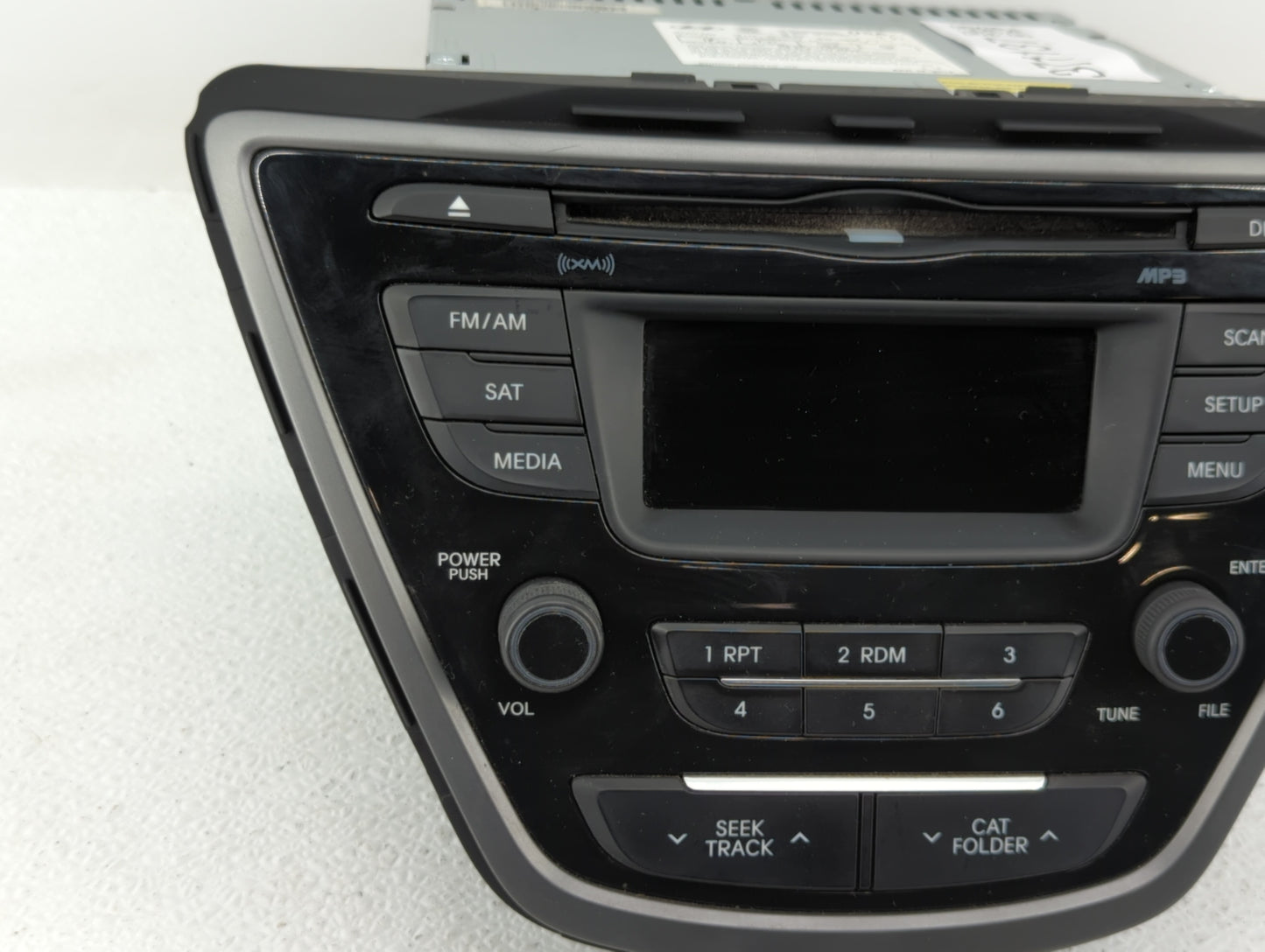 2014-2016 Hyundai Elantra Radio AM FM Cd Player Receiver Replacement P/N:96170-3X156GU Fits Fits 2014 2015 2016 OEM Used Aut