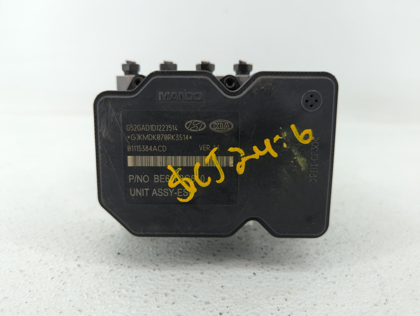2014-2016 Hyundai Elantra ABS Pump Control Module Replacement P/N:58920-3X630 BE6003G510 Fits Fits 2014 2015 2016 OEM Used A