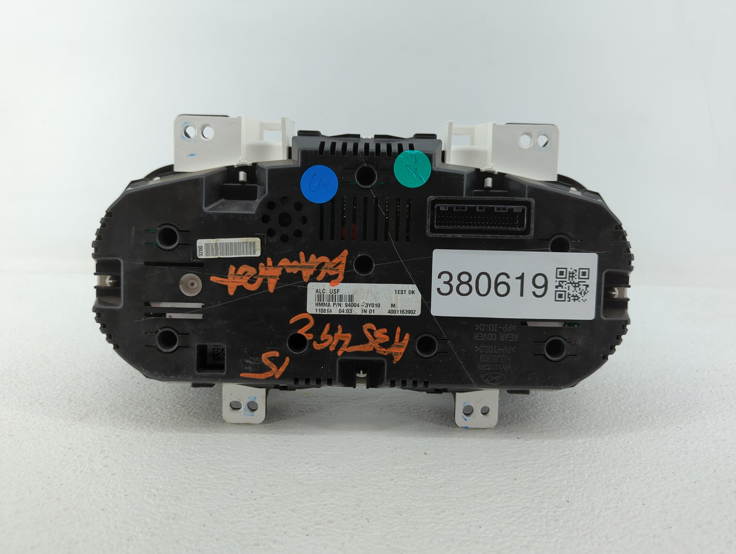 2014-2016 Hyundai Elantra Instrument Cluster Speedometer Gauges P/N:83800-52X70 94004-3Y010 Fits Fits 2014 2015 2016 OEM Use