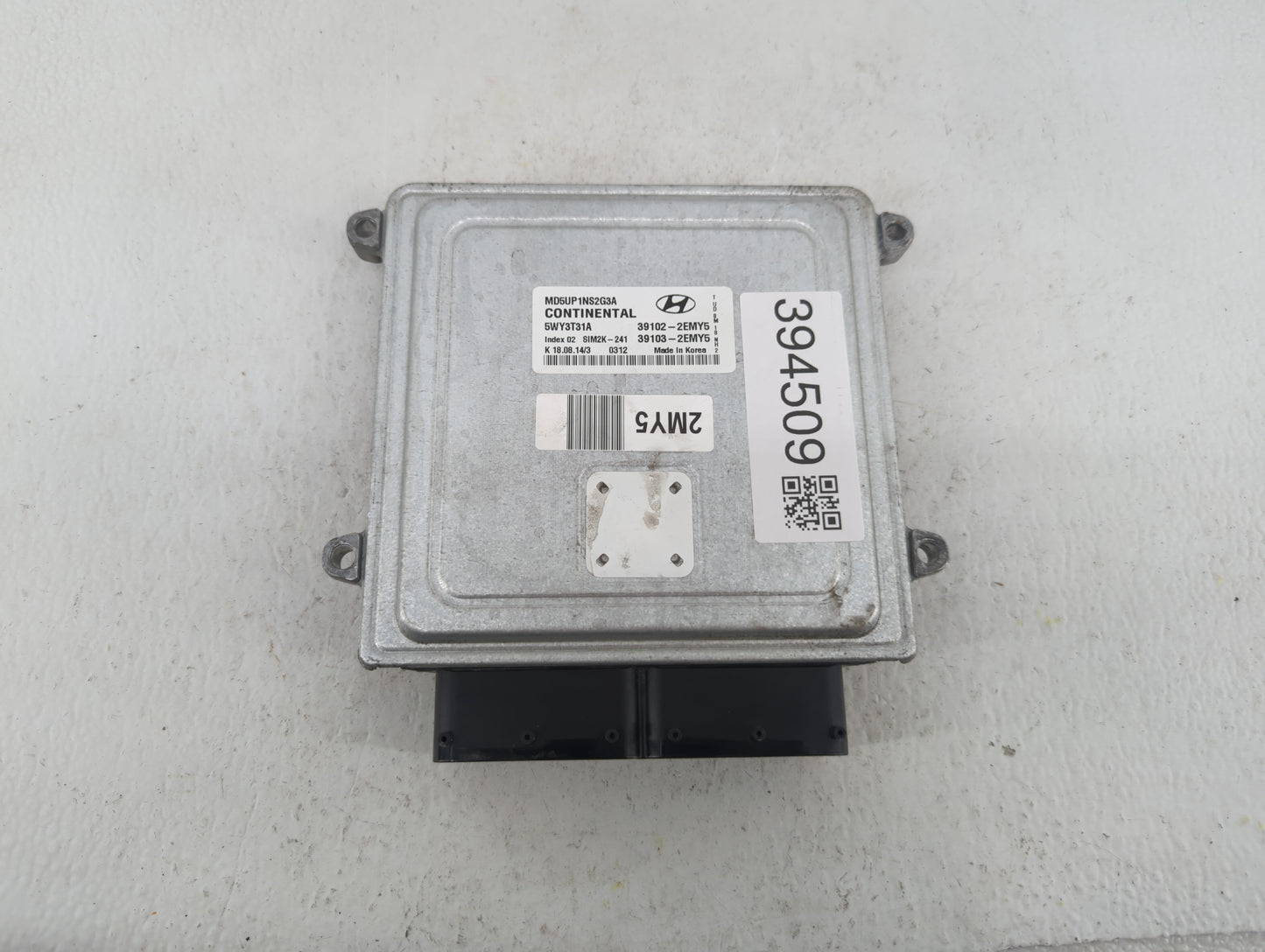 2014-2016 Hyundai Elantra PCM Engine Control Computer ECU ECM PCU OEM P/N:39103-2EMY5 39102-2EMY5 Fits Fits 2014 2015 2016 O