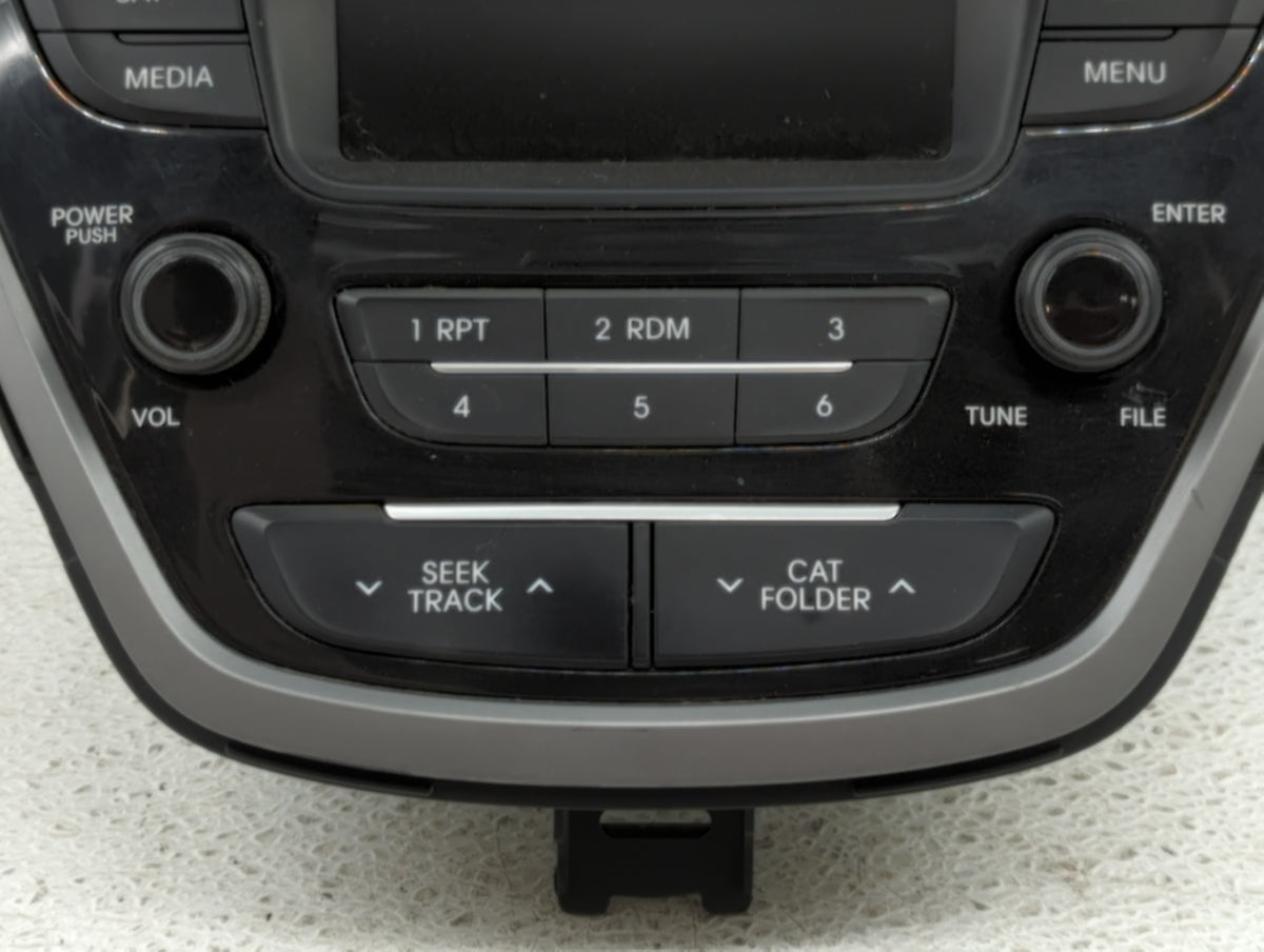 2014-2016 Hyundai Elantra Am Fm Cd Player Radio Receiver 406539 - Oemusedautoparts1.com