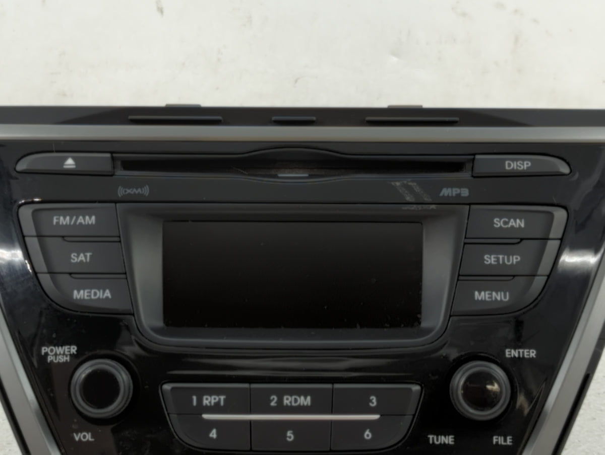 2014-2016 Hyundai Elantra Am Fm Cd Player Radio Receiver 406938 - Oemusedautoparts1.com