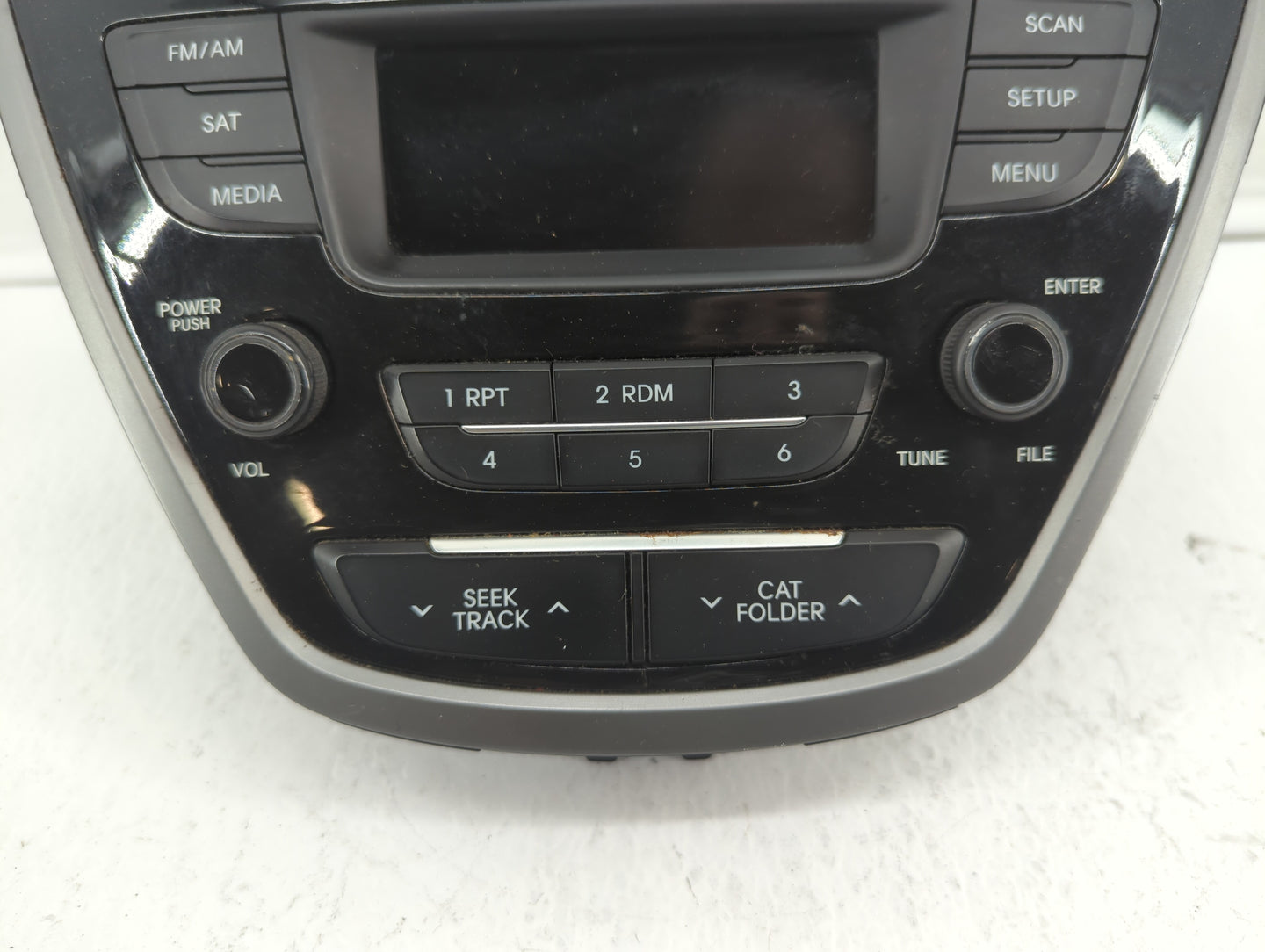 2014-2016 Hyundai Elantra Radio AM FM Cd Player Receiver Replacement P/N:96170-3X156GU 961703X156GU Fits Fits 2014 2015 2016