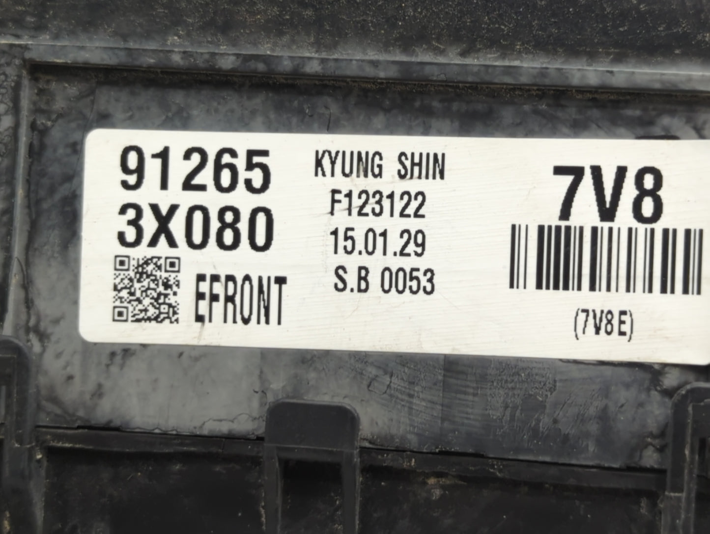 2014-2016 Hyundai Elantra Fusebox Fuse Box Panel Relay Module P/N:91265-3X080 91950-3X510 Fits Fits 2014 2015 2016 OEM Used 