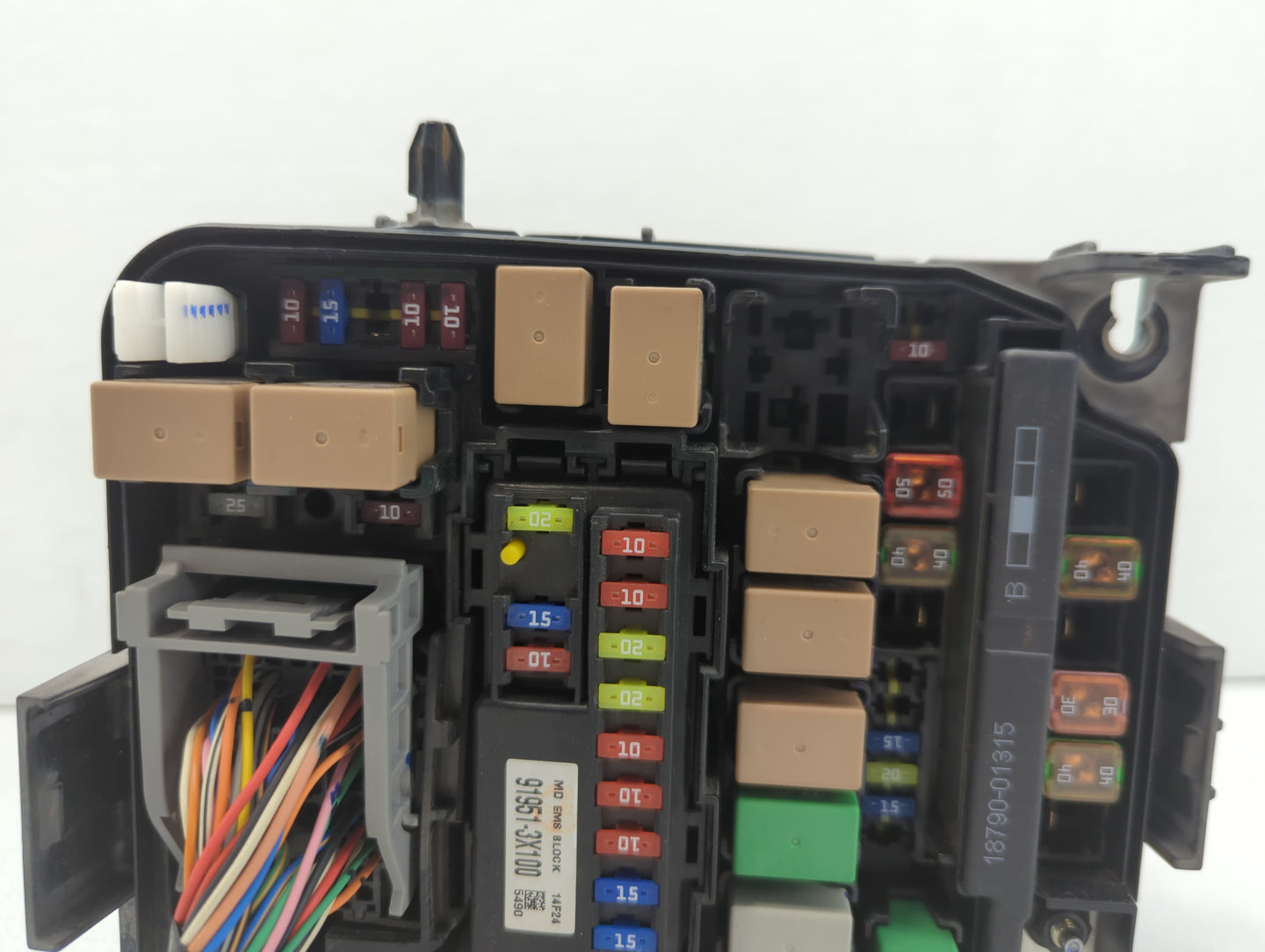 2014-2016 Hyundai Elantra Fusebox Fuse Box Panel Relay Module P/N:91265-3X080 91950-3X510 Fits Fits 2014 2015 2016 OEM Used 
