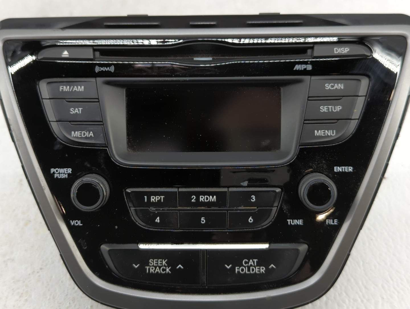 2014-2016 Hyundai Elantra Radio AM FM Cd Player Receiver Replacement P/N:96170-3X156GU 961703X156GU Fits Fits 2014 2015 2016