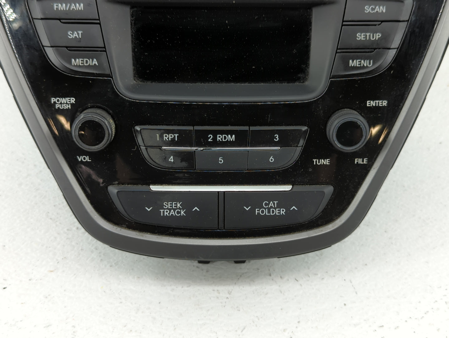 2014-2015 Hyundai Elantra Radio AM FM Cd Player Receiver Replacement P/N:961703X156GU 96180-3X165GU Fits Fits 2014 2015 OEM 