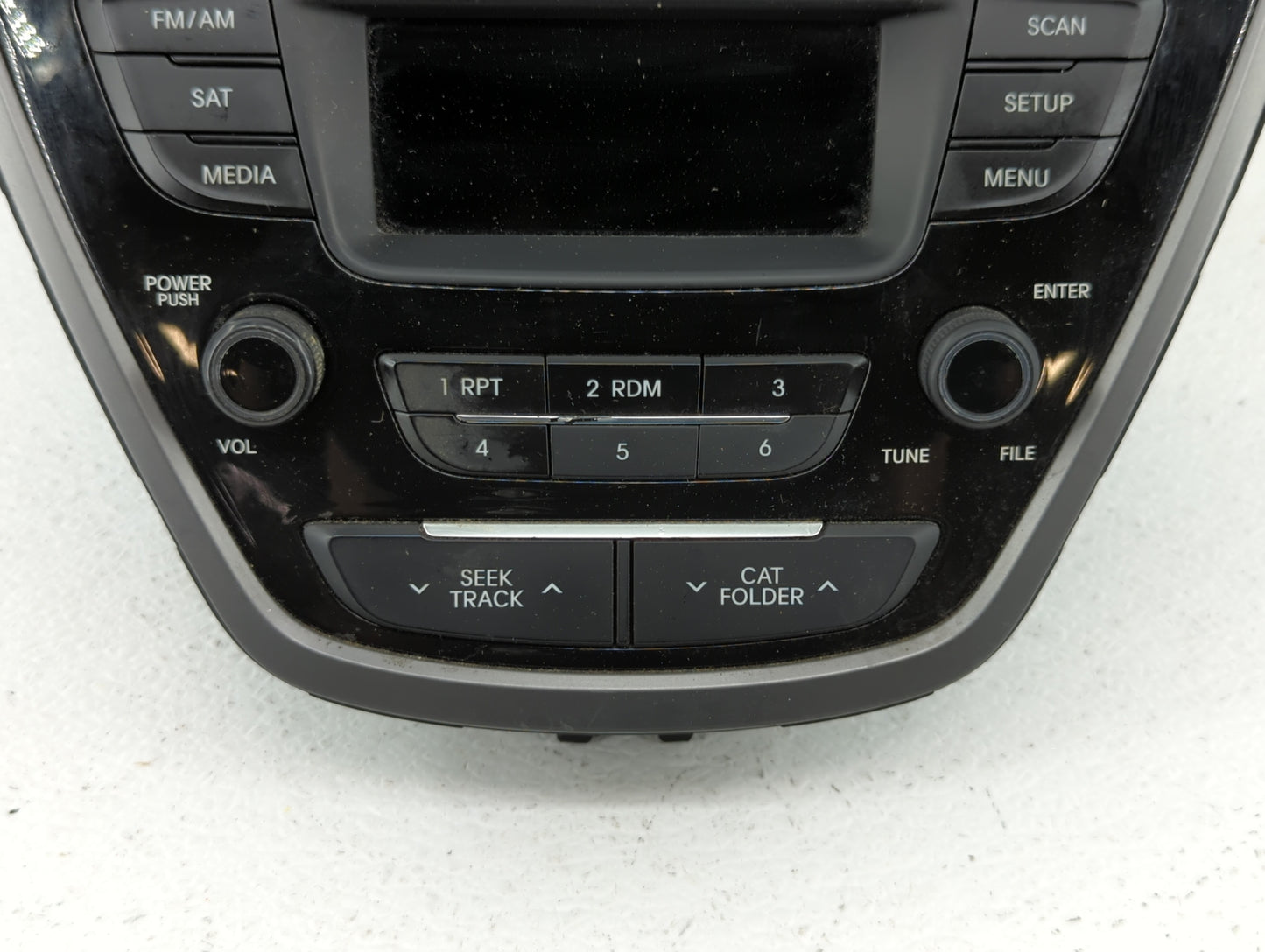 2014-2015 Hyundai Elantra Radio AM FM Cd Player Receiver Replacement P/N:961703X156GU 96180-3X165GU Fits Fits 2014 2015 OEM 