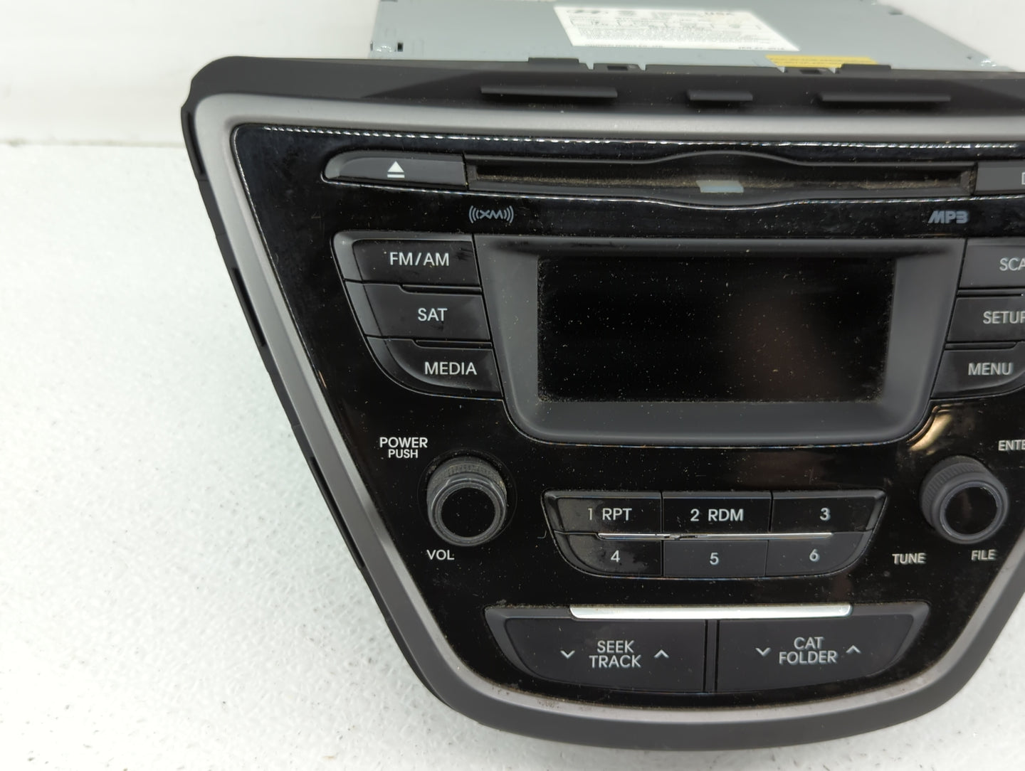 2014-2015 Hyundai Elantra Radio AM FM Cd Player Receiver Replacement P/N:961703X156GU 96180-3X165GU Fits Fits 2014 2015 OEM 