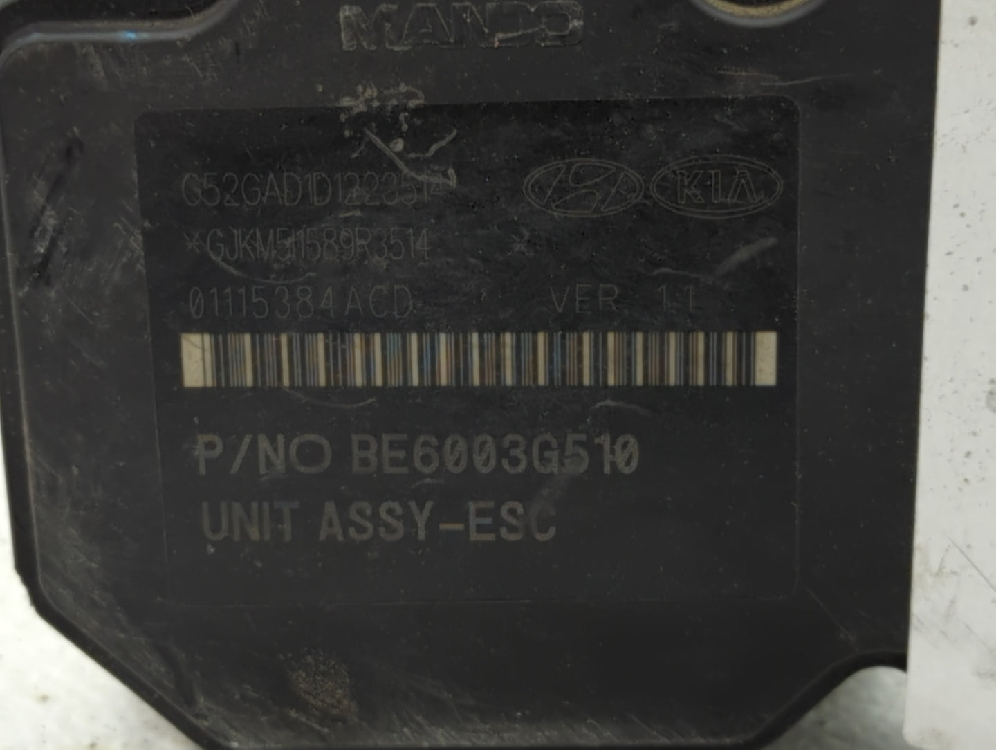2014-2016 Hyundai Elantra ABS Pump Control Module Replacement P/N:58920-3X630 Fits Fits 2014 2015 2016 OEM Used Auto Parts -