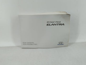 2015 Hyundai Elantra Owners Manual Book Guide OEM Used Auto Parts