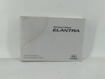 2015 Hyundai Elantra Owners Manual Book Guide OEM Used Auto Parts - Oemusedautoparts1.com
