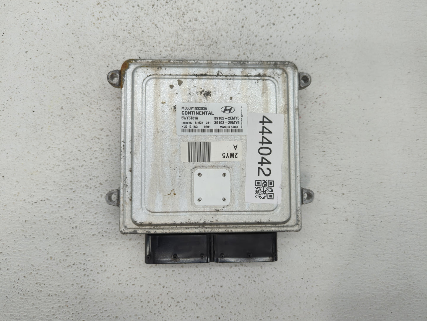 2014-2016 Hyundai Elantra PCM Engine Control Computer ECU ECM PCU OEM P/N:39103-2EMY5 39102-2EMY5 Fits Fits 2014 2015 2016 O