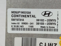 2015 Hyundai Elantra PCM Engine Control Computer ECU ECM PCU OEM P/N:39102-2EMY5 39103-2EMY5 Fits OEM Used Auto Parts - Oemu