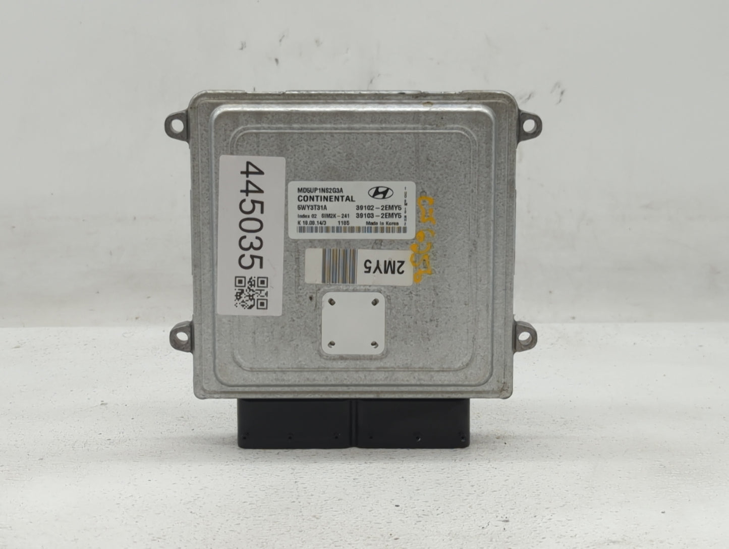 2015 Hyundai Elantra PCM Engine Control Computer ECU ECM PCU OEM P/N:39102-2EMY5 39103-2EMY5 Fits OEM Used Auto Parts - Oemu