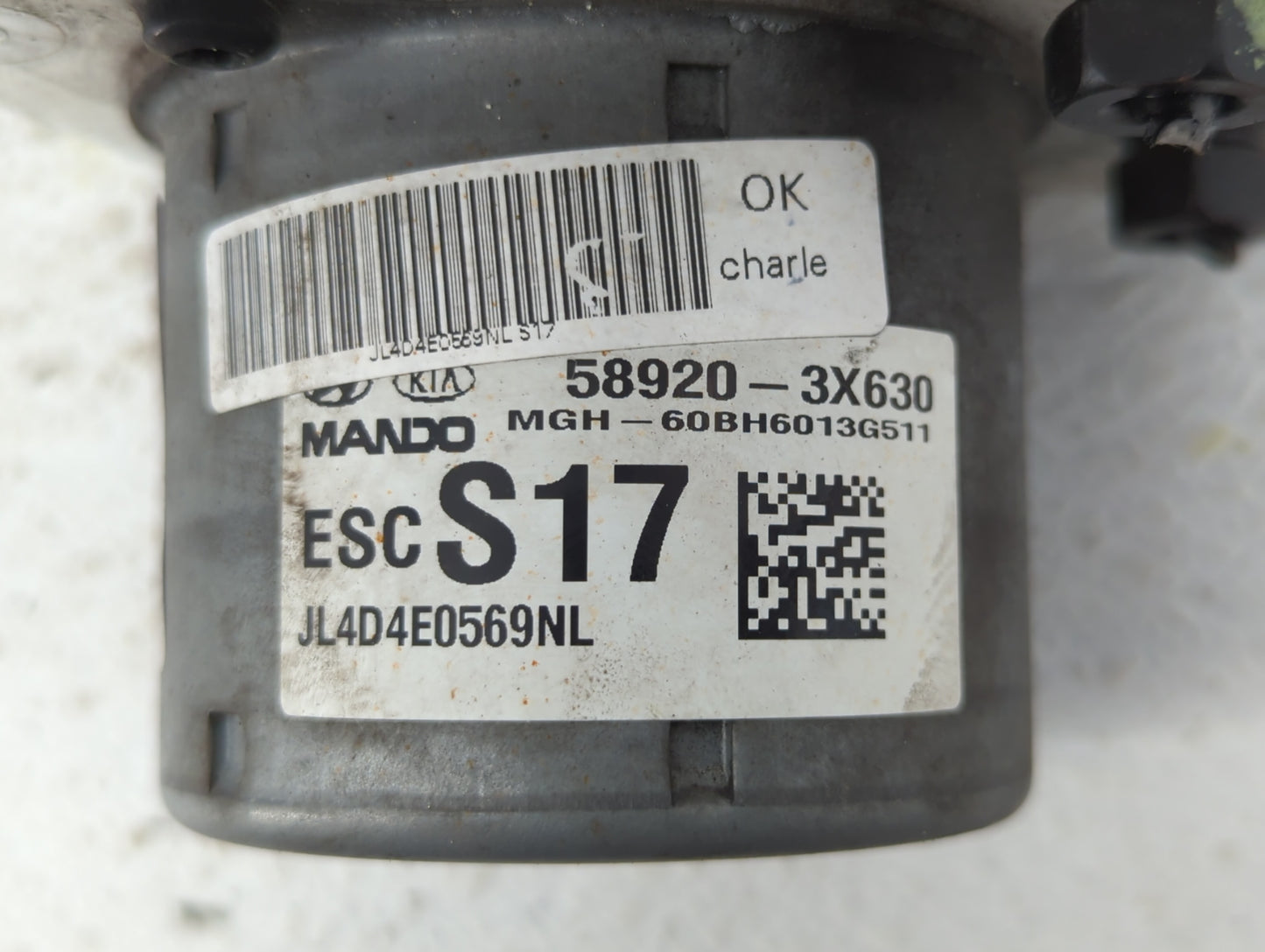 2014-2016 Hyundai Elantra ABS Pump Control Module Replacement P/N:58920-3X630 Fits Fits 2014 2015 2016 OEM Used Auto Parts -