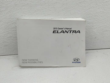 2015 Hyundai Elantra Owners Manual Book Guide OEM Used Auto Parts - Oemusedautoparts1.com