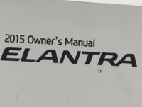 2015 Hyundai Elantra Owners Manual Book Guide OEM Used Auto Parts - Oemusedautoparts1.com