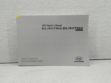 2015 Hyundai Elantra Owners Manual Book Guide OEM Used Auto Parts - Oemusedautoparts1.com