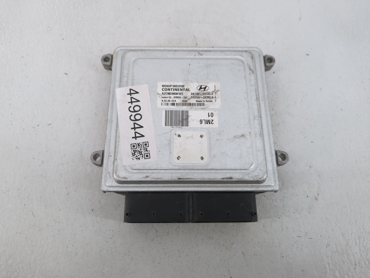 2014-2016 Hyundai Elantra PCM Engine Control Computer ECU ECM PCU OEM P/N:39103-2EML6 39102-2EML6 Fits Fits 2014 2015 2016 O