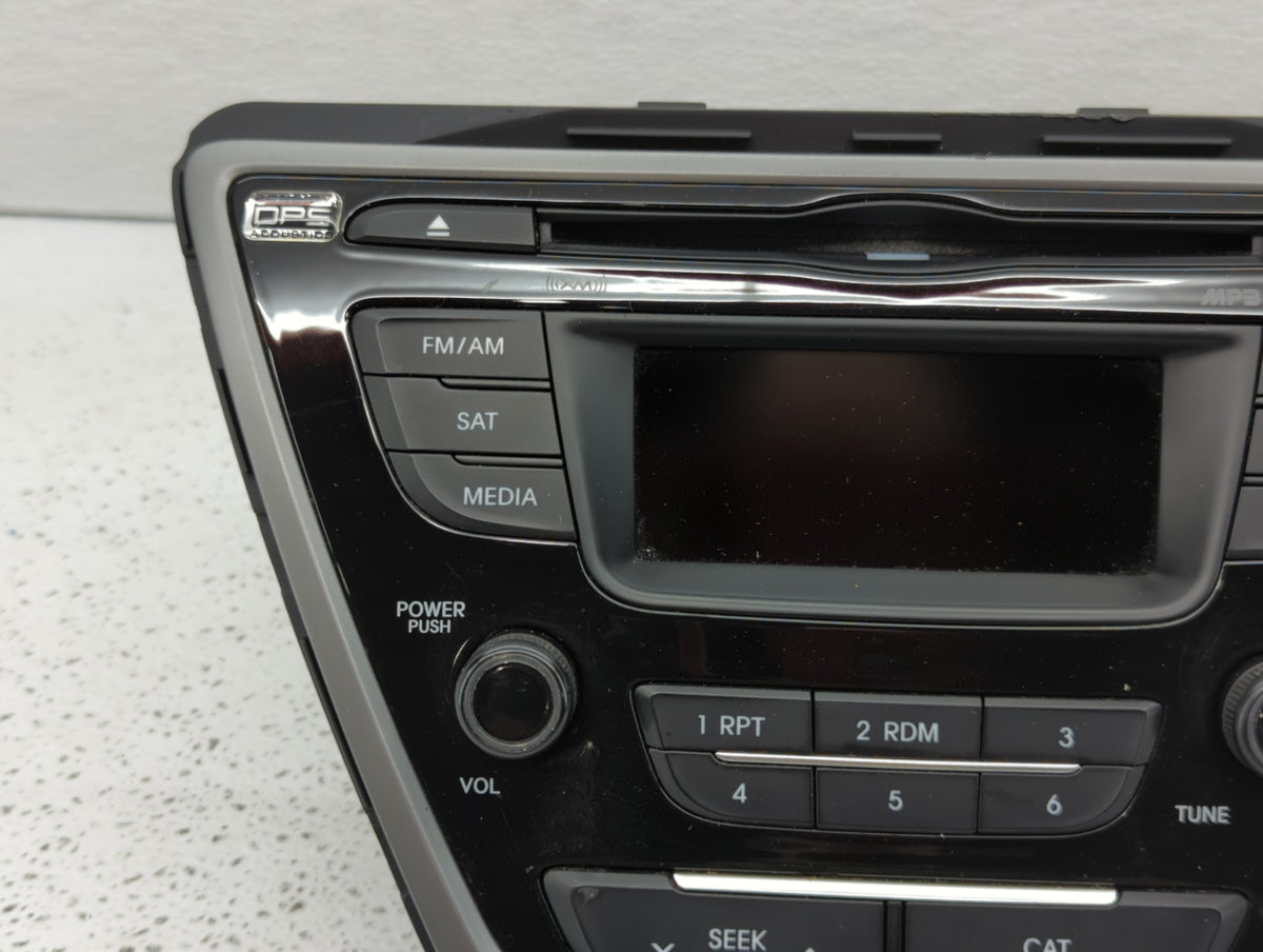 2014-2016 Hyundai Elantra Am Fm Cd Player Radio Receiver 452006 - Oemusedautoparts1.com