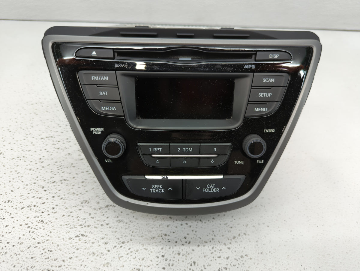 2014-2015 Hyundai Elantra Radio AM FM Cd Player Receiver Replacement P/N:961703X156GU 96180-3X165GU Fits Fits 2014 2015 OEM 