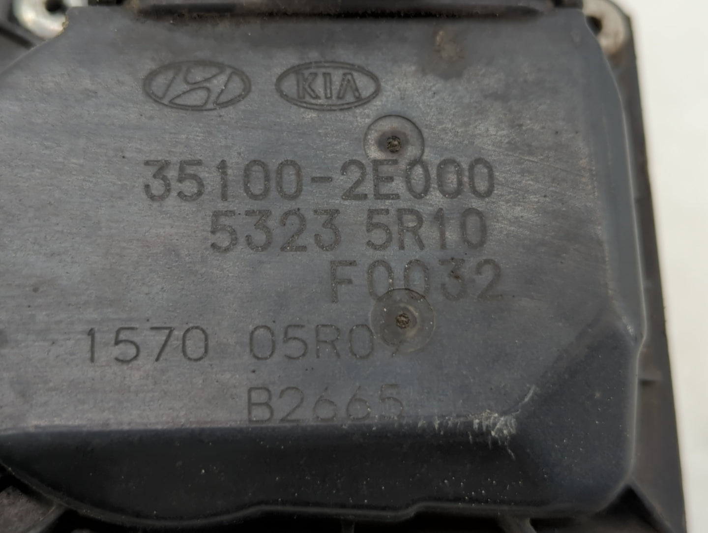 2011-2020 Hyundai Elantra Throttle Body P/N:35100-2E000 35100-2E710 Fits OEM Used Auto Parts - Oemusedautoparts1.com