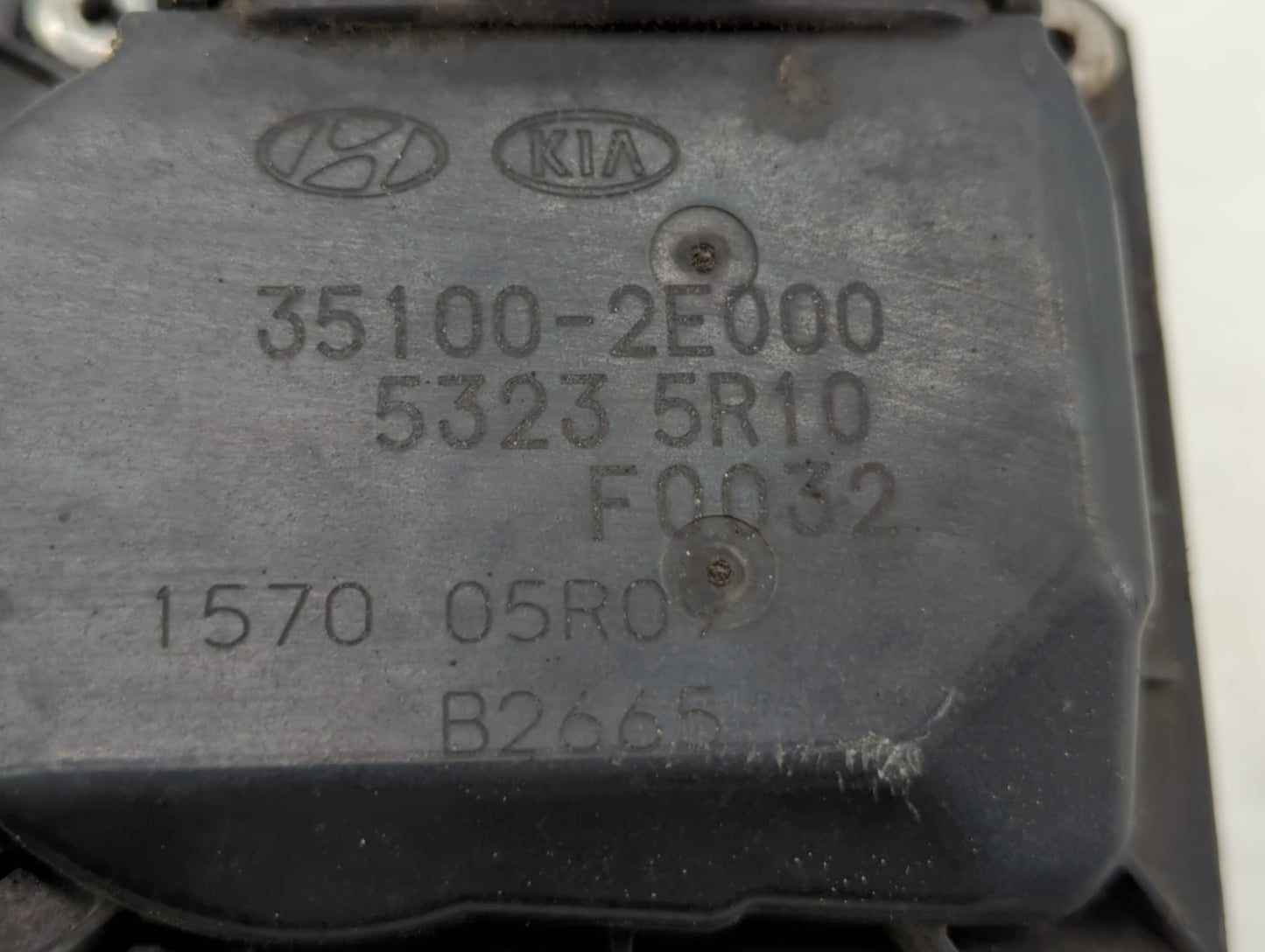 2011-2020 Hyundai Elantra Throttle Body P/N:35100-2E000 35100-2E710 Fits OEM Used Auto Parts - Oemusedautoparts1.com