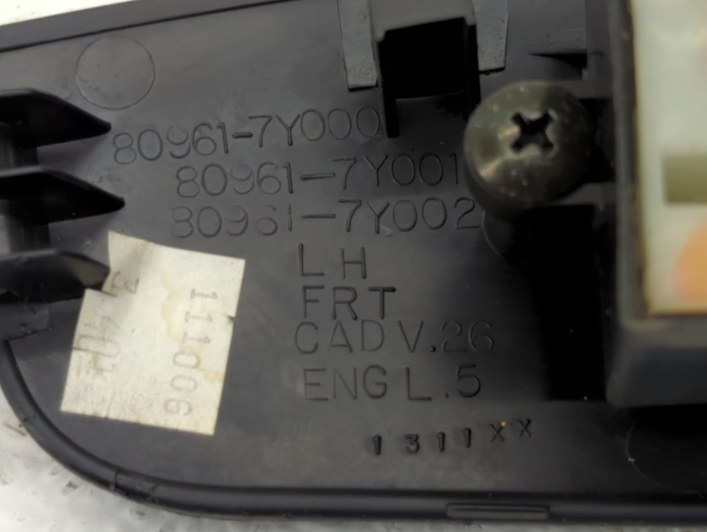 2015 Hyundai Elantra Master Power Window Switch Replacement Driver Side Left P/N:80961-7Y002 80961-7Y001, 80961-7Y000 Fits O