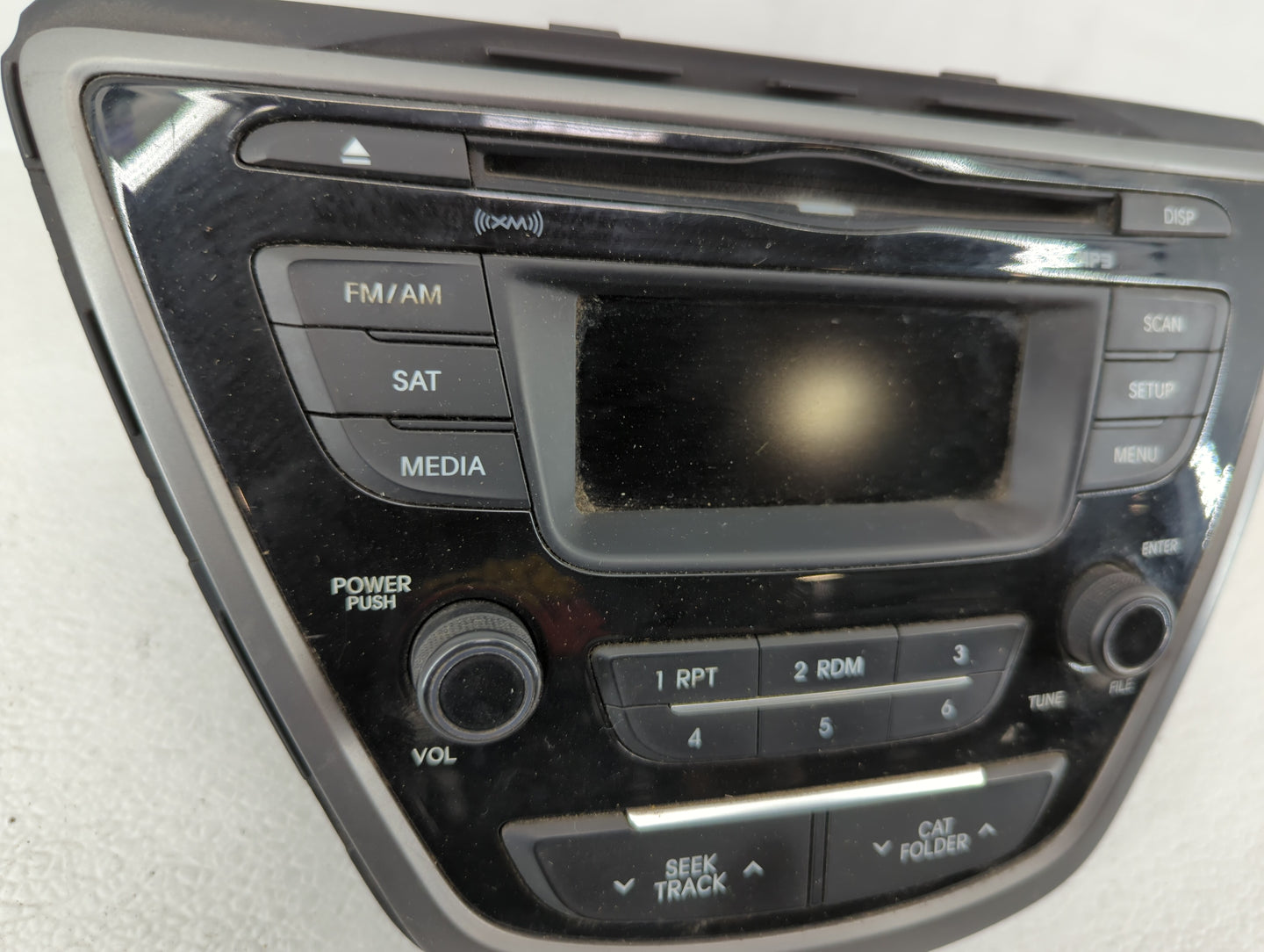 2014-2016 Hyundai Elantra Radio AM FM Cd Player Receiver Replacement P/N:96170-3X156GU Fits Fits 2014 2015 2016 OEM Used Aut