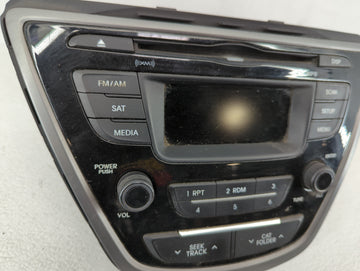 2014-2016 Hyundai Elantra Radio AM FM Cd Player Receiver Replacement P/N:96170-3X156GU Fits Fits 2014 2015 2016 OEM Used Auto Parts