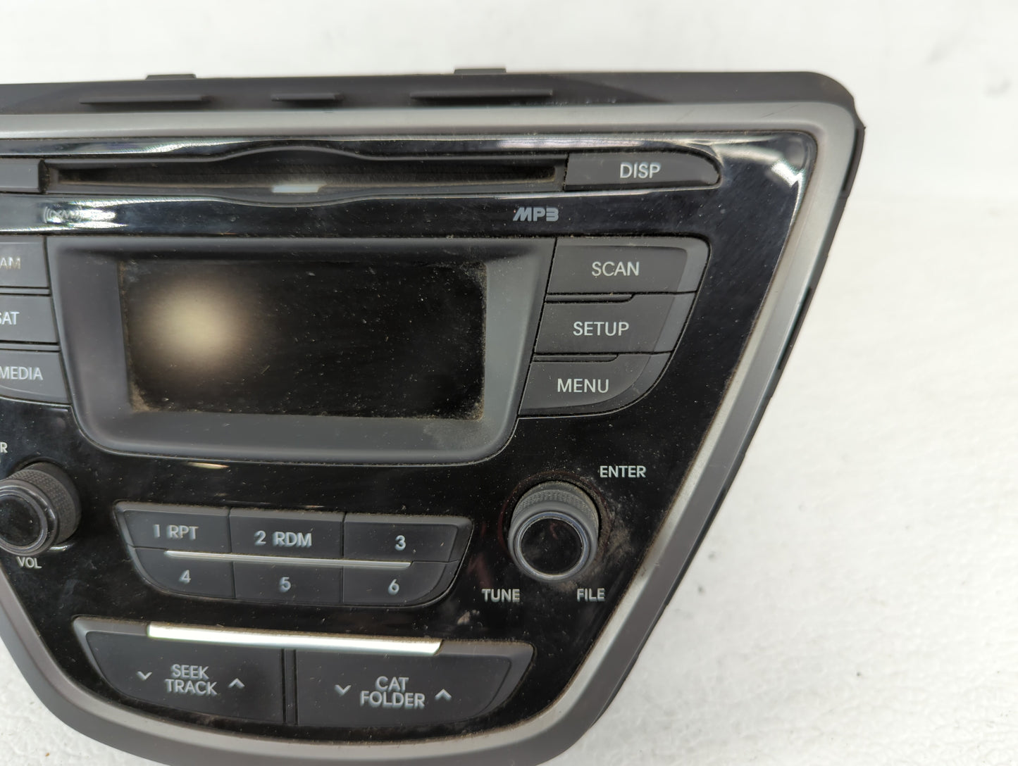 2014-2016 Hyundai Elantra Radio AM FM Cd Player Receiver Replacement P/N:96170-3X156GU Fits Fits 2014 2015 2016 OEM Used Aut