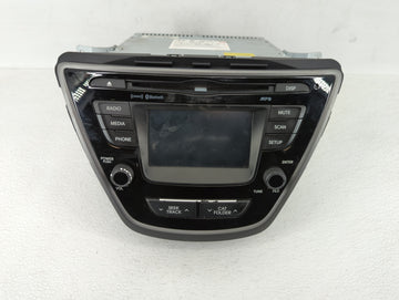 2014-2016 Hyundai Elantra Radio AM FM Cd Player Receiver Replacement P/N:96170-3X156GU Fits Fits 2014 2015 2016 OEM Used Aut