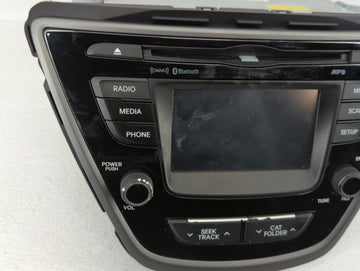 2014-2016 Hyundai Elantra Radio AM FM Cd Player Receiver Replacement P/N:96170-3X156GU Fits Fits 2014 2015 2016 OEM Used Auto Parts
