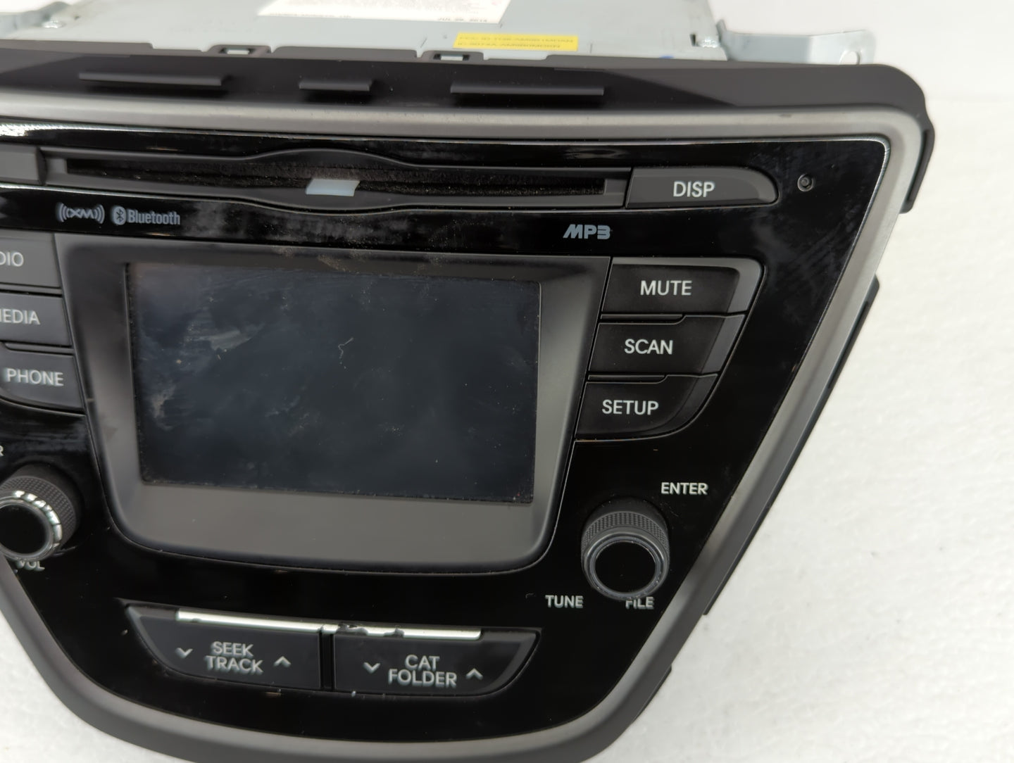 2014-2016 Hyundai Elantra Radio AM FM Cd Player Receiver Replacement P/N:96170-3X156GU Fits Fits 2014 2015 2016 OEM Used Aut