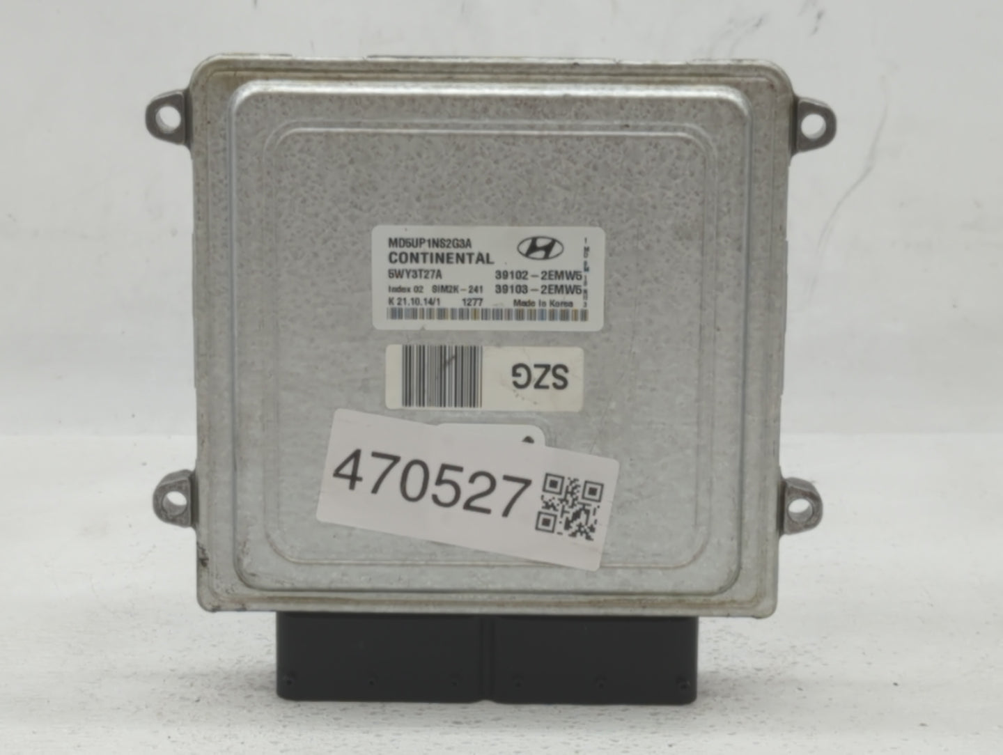 2015 Hyundai Elantra PCM Engine Control Computer ECU ECM PCU OEM P/N:39102-2EMW5 Fits OEM Used Auto Parts - Oemusedautoparts