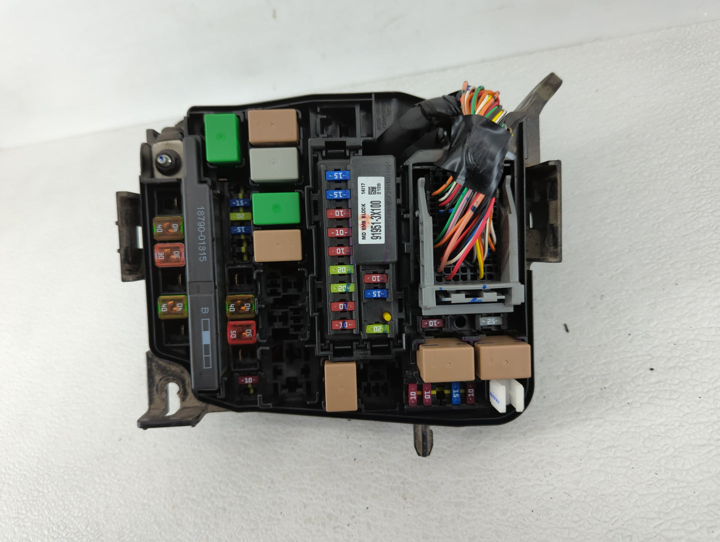 2014-2016 Hyundai Elantra Fusebox Fuse Box Panel Relay Module P/N:91951-3X710 Fits Fits 2014 2015 2016 OEM Used Auto Parts -