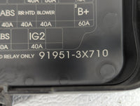 2014-2016 Hyundai Elantra Fusebox Fuse Box Panel Relay Module P/N:91951-3X710 Fits Fits 2014 2015 2016 OEM Used Auto Parts -