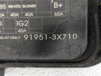 2014-2016 Hyundai Elantra Fusebox Fuse Box Panel Relay Module P/N:91951-3X710 91951-3X100 Fits Fits 2014 2015 2016 OEM Used 