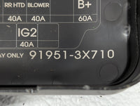 2014-2016 Hyundai Elantra Fusebox Fuse Box Panel Relay Module P/N:91951-3X710 91951-3X100 Fits Fits 2014 2015 2016 OEM Used 