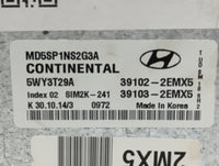 2015 Hyundai Elantra PCM Engine Control Computer ECU ECM PCU OEM P/N:39103-2EMX5 39102-2EMX5 Fits OEM Used Auto Parts - Oemu