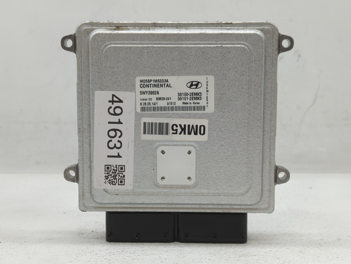 2015-2016 Hyundai Elantra PCM Engine Control Computer ECU ECM PCU OEM P/N:39101-2EMK5 39100-2EMK5, 39102-2ML6 Fits Fits 2015